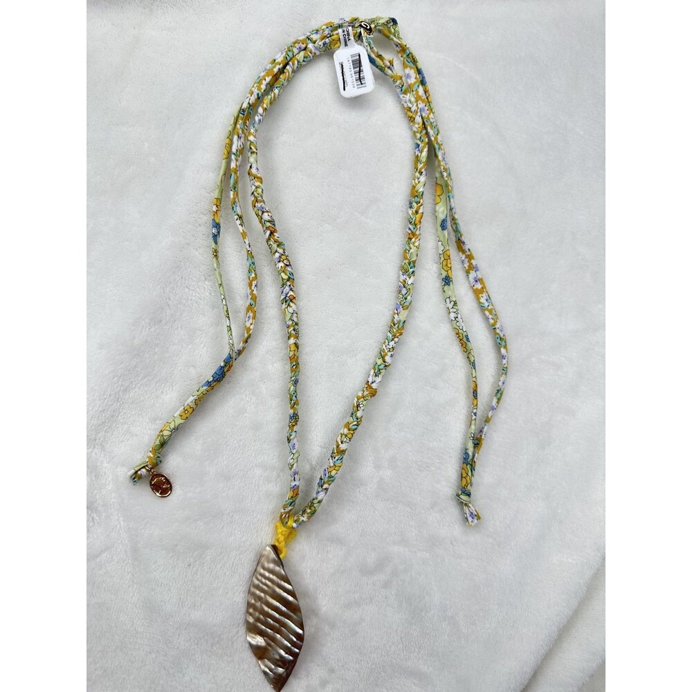 NEW Free People Ariana Ost The Era Strand Necklace Shell Pendant Bohemian Beach